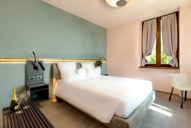 غرفة ديلوكس مفردة بسرير مزدوج، Le Funi Hotel 3/8