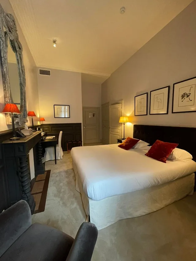 غرفة بسرير مزدوج بإطلالة على المدينة، Hotel Particulier - La Chamoiserie 1/1