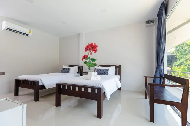 غرفة قياسية بسريرين منفصلين، Be Leaf Resort SHA 1/9