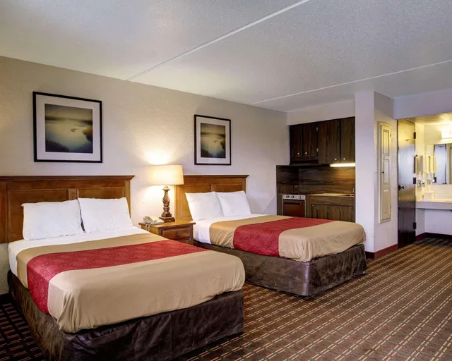 غرفة بسرير مزدوج، Rodeway Inn New Braunfels - San Antonio Area 4/5
