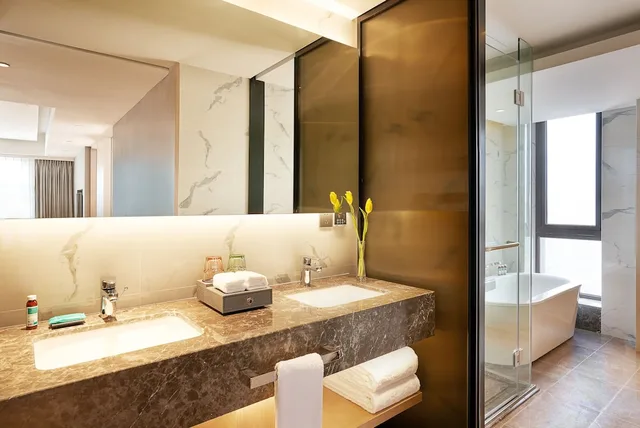 جناح ديلوكس بسرير كينج وسرير فردي بغرفتي نوم، Shama Serviced Apartments Zijingang Hangzhou 4/4