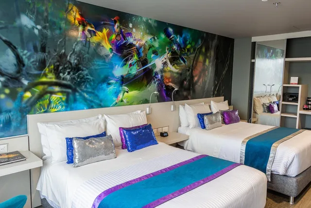 Room, 2 Queen Beds, Hotel Black Tower Premium 10/10