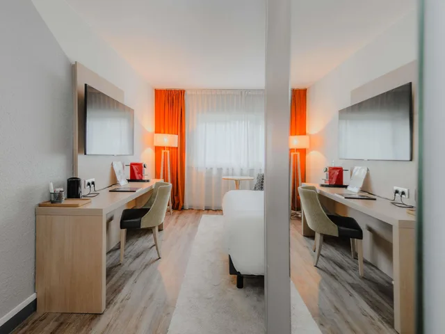 غرفة بسرير مزدوج بإطلالة على الحديقة، Mercure Annecy Sud 4/9