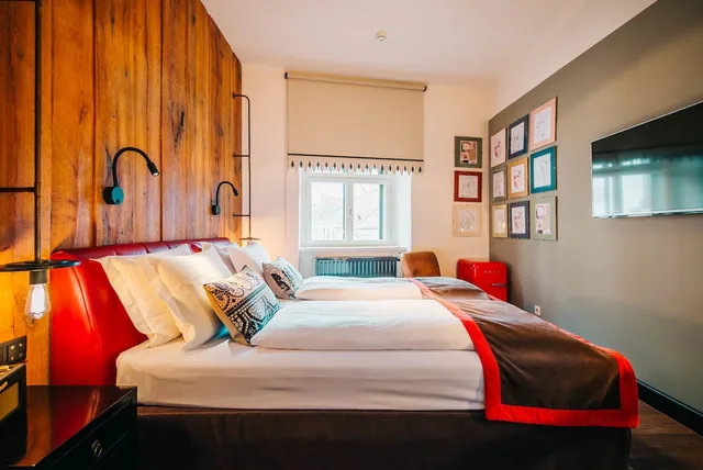 غرفة ديلوكس بسريرين منفصلين، Pest-Buda Design Hotel By Zsidai Hotels 1/5