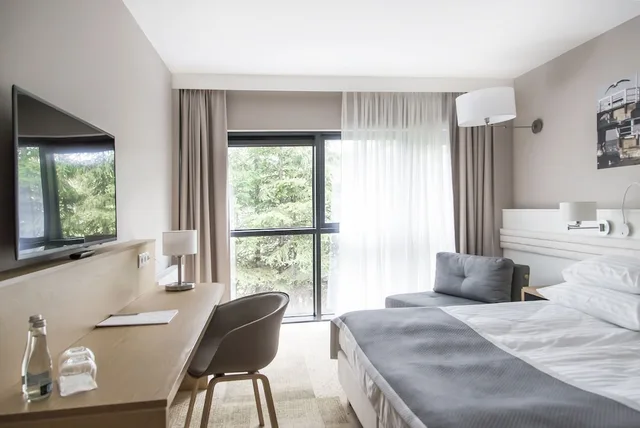 غرفة كومفورت بسرير مزدوج أو سريرين منفصلين، Hotel Platan 4/9