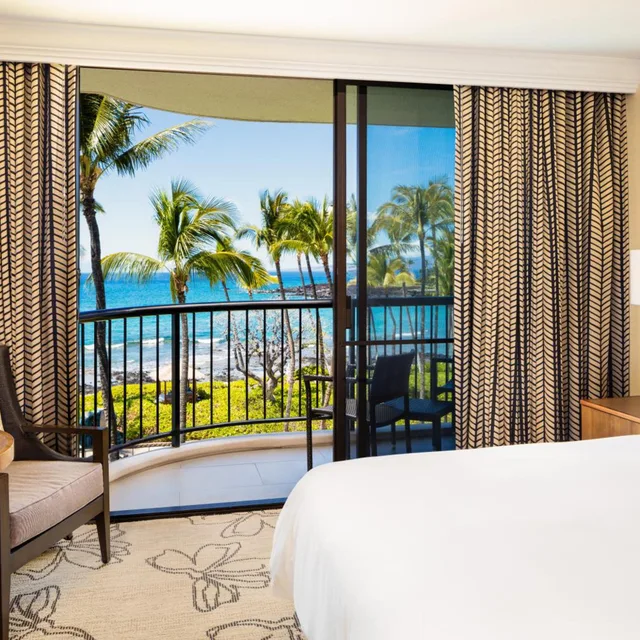 غرفة بسريرين كوين بإطلالة على البحر بحوض استحمام لذوي الإعاقة، Hilton Waikoloa Village 1/1