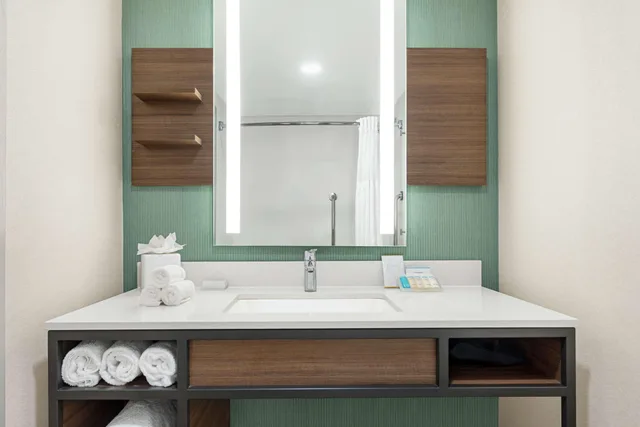 غرفة بريميوم بسرير كوين، Hilton Garden Inn Allentown Bethlehem Airport 6/6