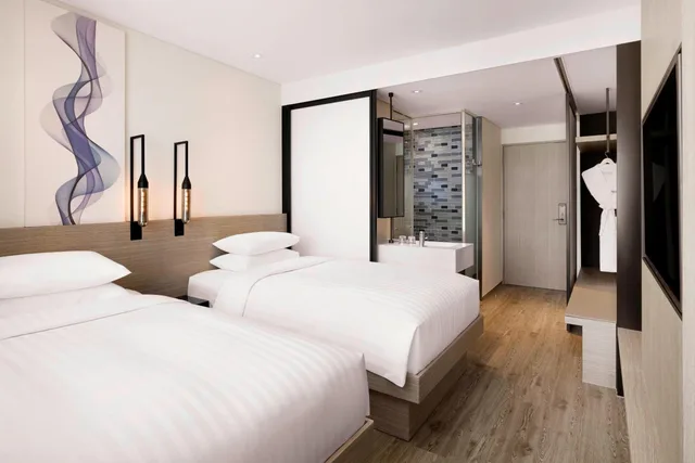 غرفة بريميير بسريرين منفصلين في طابق مرتفع، Fairfield By Marriott Busan 3/10