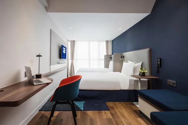 غرفة قياسية بسرير فردي بإطلالة على الحديقة، Holiday Inn Express Foshan Chancheng 4/4