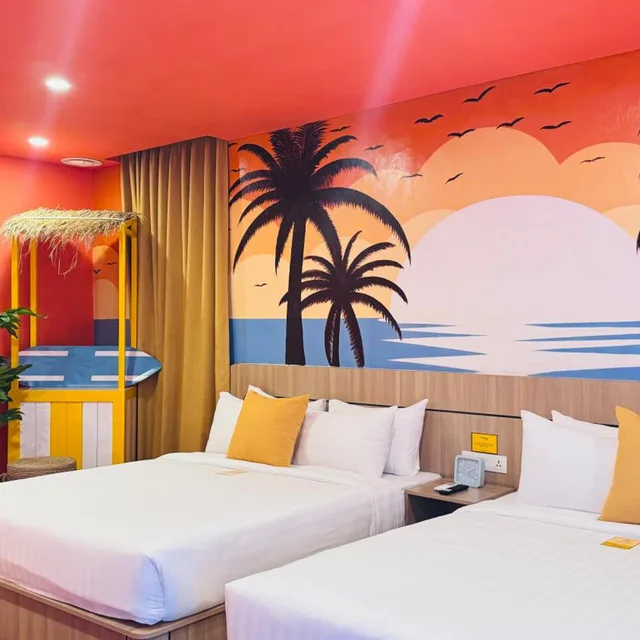غرفة ديلوكس بسرير كينج، Yellow Bee Resort Cililitan 4/10
