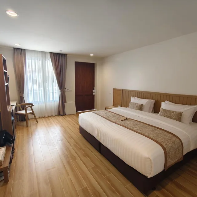 Room, Double or Twin Bed, Lateral Side Sea View، Baan Imm Sook Resort 1/2