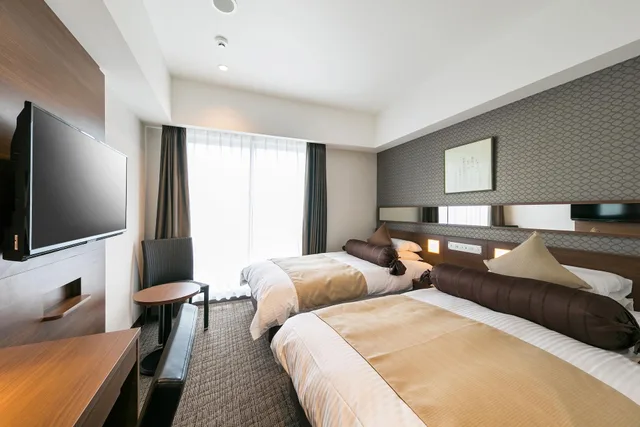 غرفة سوبيريور بسريرين منفصلين بإطلالة على البحر، Hotel Miyahira 1/4