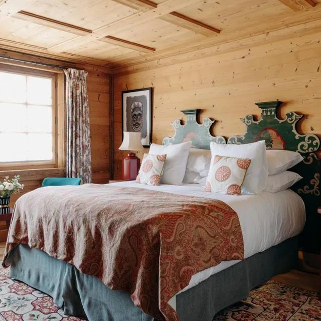 غرفة عائلية بسرير كينج، Les Chalets du Mont d'Arbois, Megeve 4/7