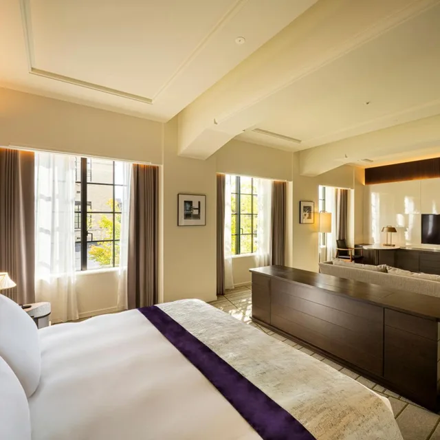 غرفة تنفيذية بسرير كينج مع دخول الصالة، The Hotel Seiryu Kyoto Kiyomizu 1/6