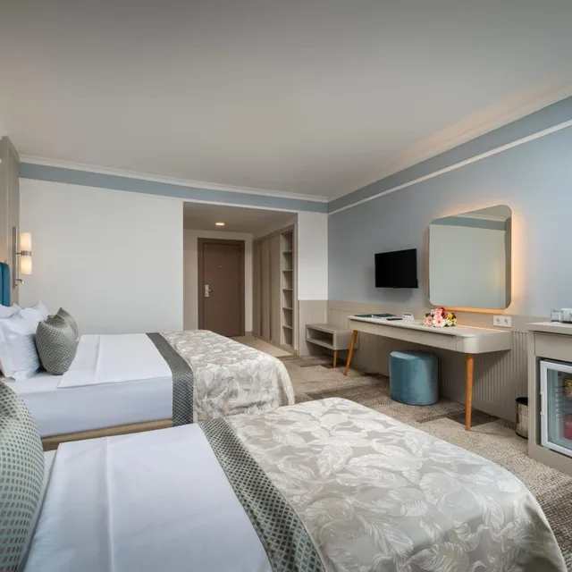 غرفة بسرير مزدوج أو سريرين منفصلين بإطلالة على الحديقة، Pine Beach Hotel 6/10