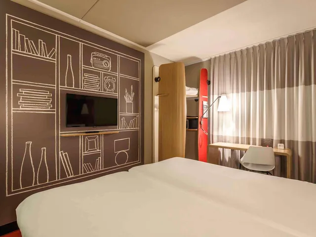 غرفة قياسية بسريرين منفصلين، Ibis Amsterdam City West Hotel 5/6