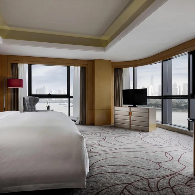 غرفة بريميوم ديلوكس بسرير كينج بإطلالة على النهر، Pullman Wenzhou 1/5