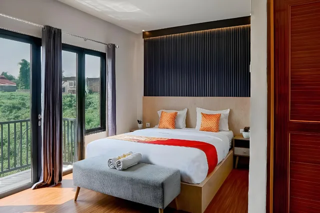 استوديو بريميير بسرير كينج، Jember Town Square Apartment by Calli Rooms 1/2