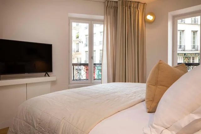 شقة سوبيريور بسرير كوين مع أريكة، Residence Nell Paris 3/5