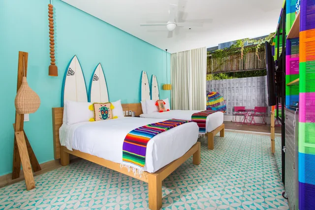 غرفة ديلوكس بسريرين مزدوجين بإطلالة على البحر، W PUNTA DE MITA 6/9