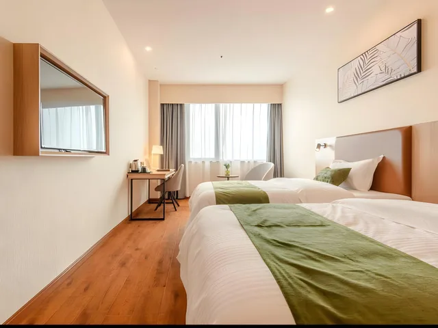 Landscape, Twin Beds، GreenTree Inn Hefei Changjiang West Road Zhenxing Road Subway Station Jiaqiao Yueshan International 1/3