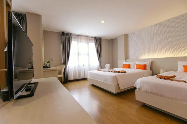 غرفة عائلية بسرير كينج بغرفة نوم واحدة، De Hug Hotel & Residence 1/1