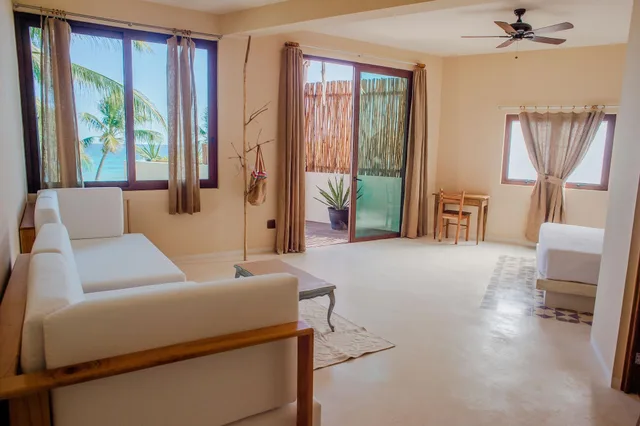 جناح جونيور بإطلالة على البحر بشرفة، Maria Del Mar Tulum - Adults Only 3/5