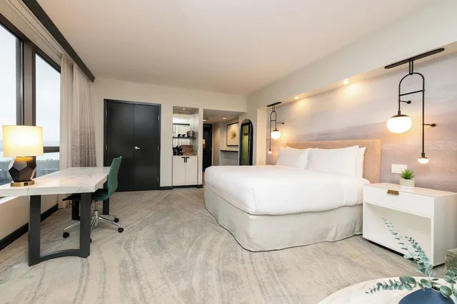 غرفة ركنية بسرير كينج، Hotel 1000 Seattle 4/6