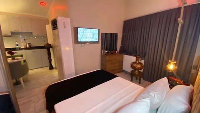 غرفة بسرير كينج بجاكوزي، Chez Bore Boutique Hotel 9/10