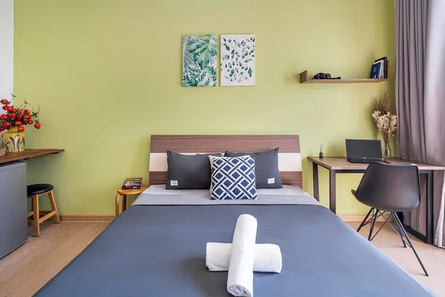 استوديو كلاسيكي بسرير كوين بمطبخ صغير، Holo Fairy House Saigon Homestay - Adult Only 1/3