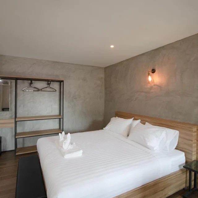 غرفة قياسية بسرير مزدوج، Rabbit Hotel Phimai 10/10