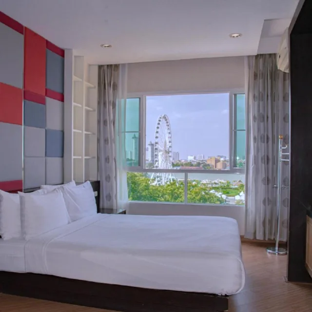 جناح عائلي بإطلالة على النهر بغرفتي نوم، The Sunreno Hotel Bangkok 1/11
