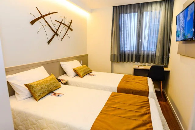 غرفة اقتصادية بسريرين منفصلين، Tulip Inn Vila Velha 2/9
