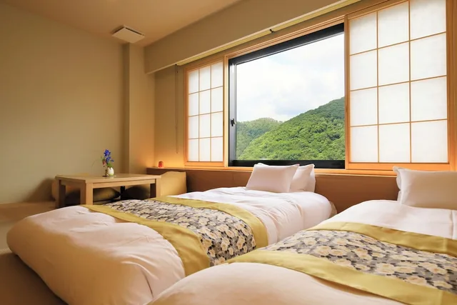 Japanese, Modern, Traditional, 3 Futon Beds, West Wing، Shouhakutei Azumaso 1/3