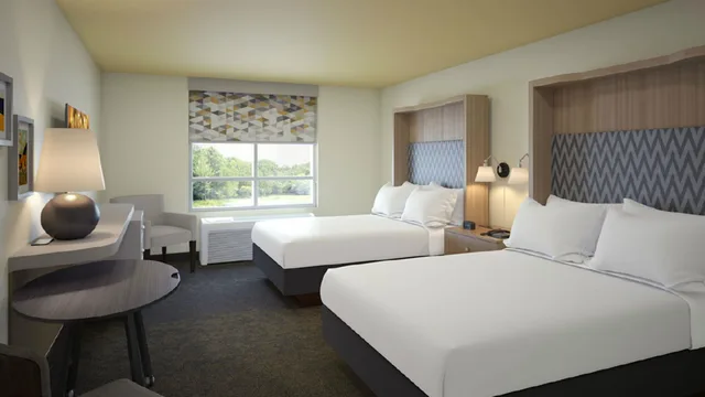 غرفة بريميوم بسرير كوين، Holiday Inn Edmonton S Ellerslie Rd 3/8