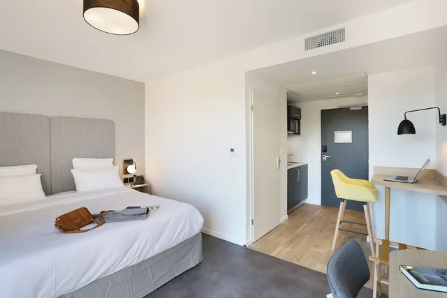 استوديو بسرير كوين بشرفة، Apparthotel Odalys City Centre Compans Caffarelli 1/6