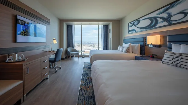 غرفة عصرية بسريرين كوين، M Resort Spa & Casino 1/1
