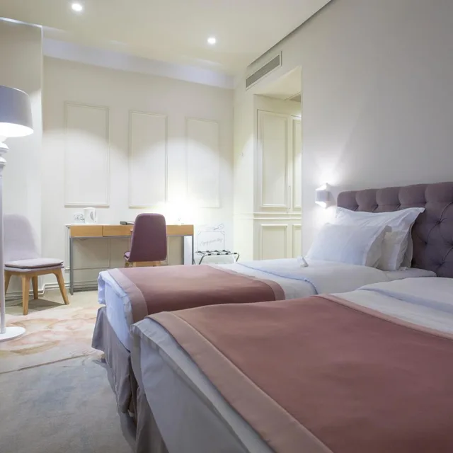 غرفة قياسية بسرير مزدوج أو سريرين منفصلين، Jump INN Hotel 2/10