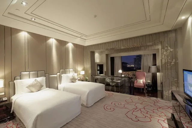 غرفة ديلوكس بسريرين منفصلين، Chateau Star River Minghang Shanghai 1/2