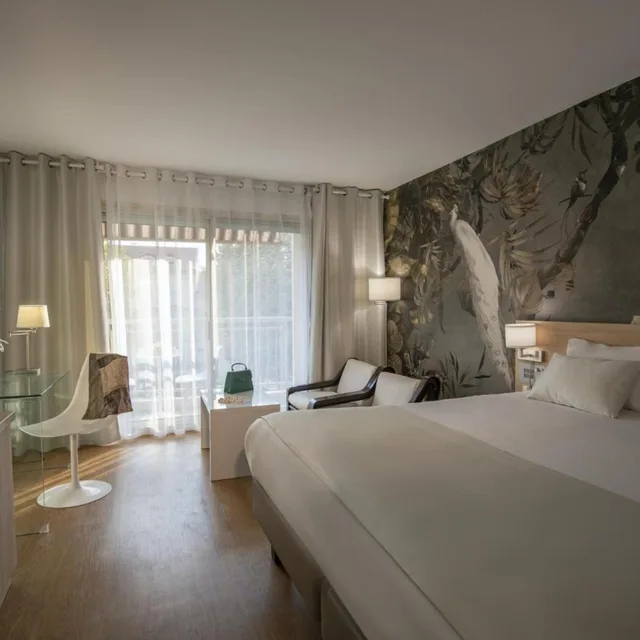 غرفة ديلوكس بسرير مزدوج، Chambord Hotel Menton 9/10
