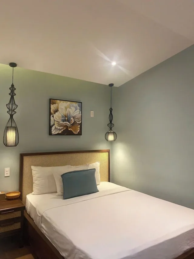 غرفة قياسية ثلاثية بسرير كوين وسرير فردي، Flower Beachstay & Coffee 3/6