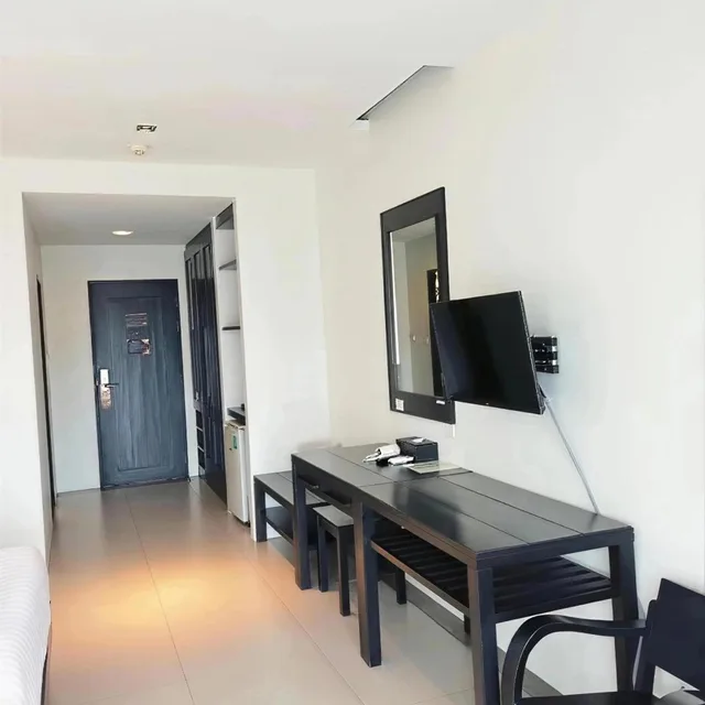 غرفة بسريرين منفصلين بإطلالة على المسبح، Phu Ke Ta the Hip Serviced Apartment And Hotel 3/6