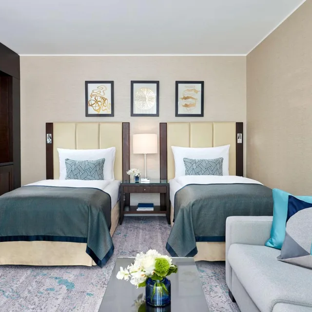 غرفة ديلوكس بسرير مزدوج أو سريرين منفصلين، Hotel Ko59 Dusseldorf - Member of Hommage Luxury Hotels Collection 1/4