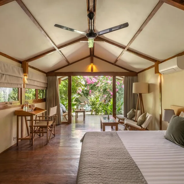 غرفة سوبيريور بسرير مزدوج بشرفة، Gili Teak Resort 3/5