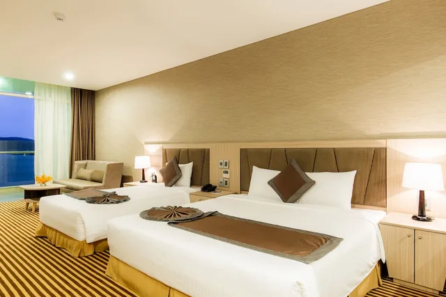 غرفة عائلية ثلاثية بسرير كينج وسرير فردي، Muong Thanh Luxury Khanh Hoa Hotel 2/9