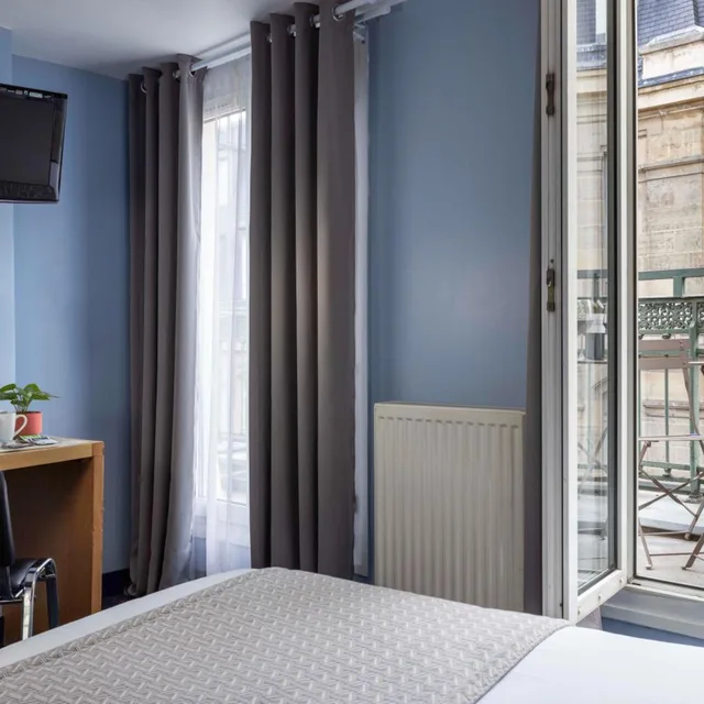 غرفة اقتصادية بسرير مزدوج، Grand Hotel Du Calvados 5/10