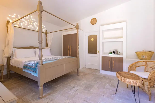 غرفة ديلوكس بسرير كوين، Hotel Masseria Fontanelle 2/6