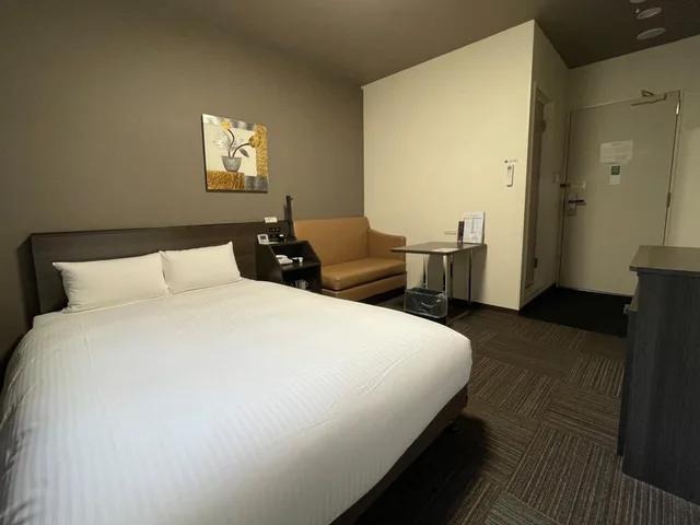 غرفة صغيرة مزدوجة في الملحق، Hotel Route-Inn Miyako 1/7