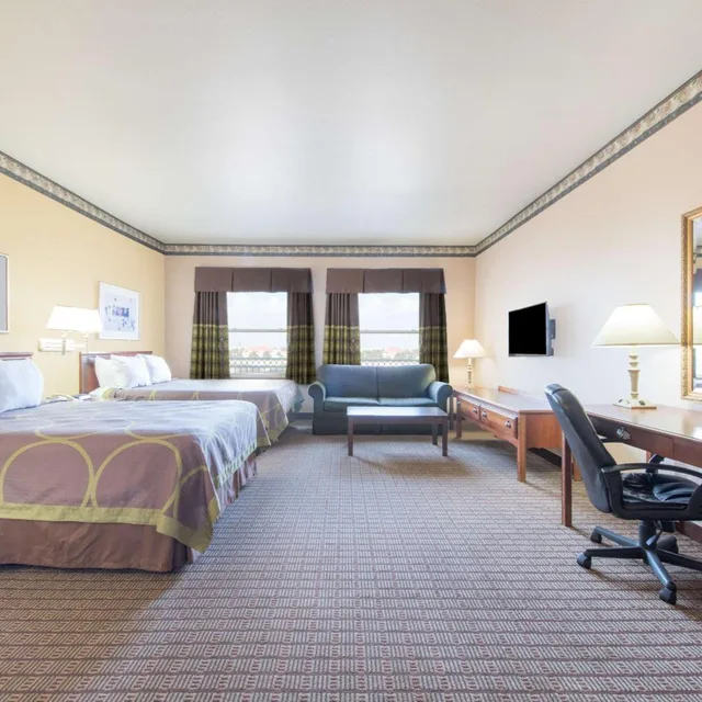 جناح ديلوكس بسريرين كوين، Super 8 by Wyndham Fort Worth Stockyards 3/9