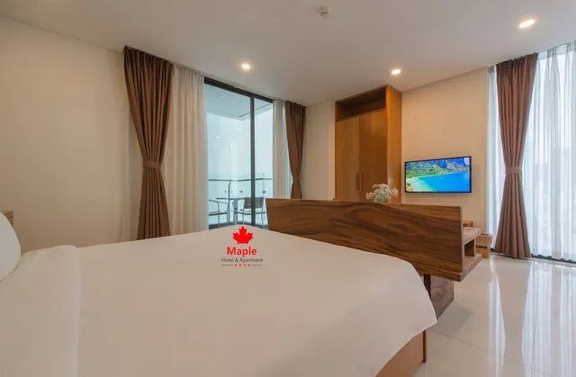 استوديو بسرير كوين بإطلالة على المدينة، Maple Hotel Apartment 3/6